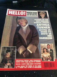 HELLO 340 LINDA EVANGELISTA MELISSA GILBERT BRUCE BOXLEITNER MARGOT HEMINGWAY - Picture 1 of 1