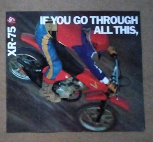 1977 Honda XR75 Sales Brochure - Picture 1 of 2