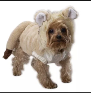 NWT Lion Mane Plush DOG Pet Halloween Lil' Lion Costume VELOUR XLARGE - Picture 1 of 3