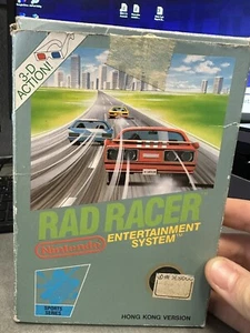 Rad Racer (Nintendo Entertainment System, 1987) **RARE HTF HONG KONG VERSION** - Picture 1 of 10