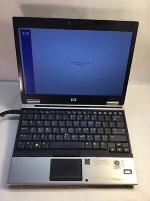 HP EliteBook 2530P 12" Laptop intel Core 2 Duo- BOOTS/BIOS LOCKED-MZ - Image 1 of 4