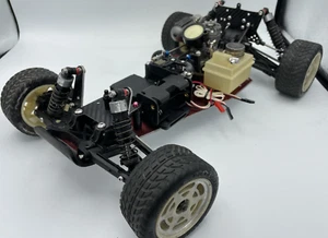 For parts Kyosho engine car vintage chassis with engine - Picture 1 of 17