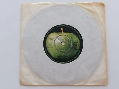 THE BEATLES   HEY JUDE  1968 UK  45  APPLE RECORDS  R5722   K J T  T AX CODE  EX - Image 1 of 4
