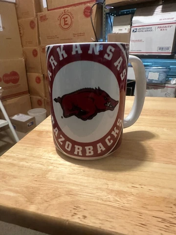 University of Arkansas Razorbacks Beer Mug “Collegiate Officially Licensed” New Cover