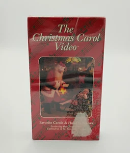 The Christmas Carol Video Favorite Carols & Holiday Scenes VHS Tape New Sealed - Picture 1 of 5