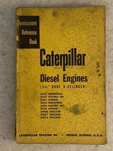 Caterpillar Diesel Engines 5 1/8" 6 - Cylinder Bore Servicemen's Reference Book - Picture 1 of 2
