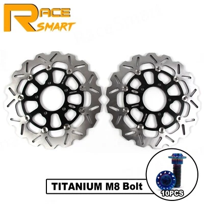 For Kawasaki Z1000 2014 - 2021 Front Brake Disc Rotors and Mounting Bolts Screws - Image 1 of 4