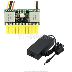 PicoPSU-80 DC-DC Power Supply+80W (12V) AC-DC Power Adapter with US Power Cord - Picture 1 of 6
