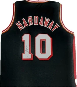 Tim Hardaway Signed Autographed Custom Black/Red Jersey JSA Authenticated - Picture 1 of 2
