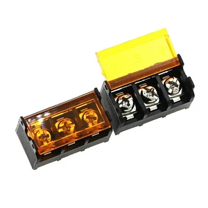 4x Bloque de Tornillo de barrera PCB Conector con cubierta HB-9500 3 pin HB-3 - Imagen 1 de 4
