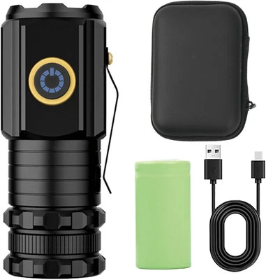 Litinliv Linternas LED Alta Potencia, 5000 Lúmenes Recargable Linternas, 5  - Imagen 1 de 4