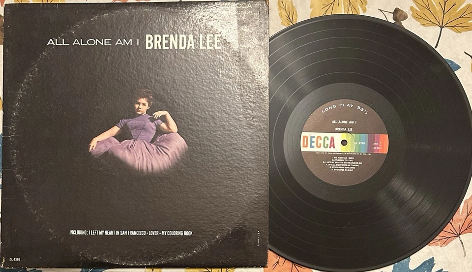 Brenda Lee- All Alone Am I Vinyl LP Decca Records Foto 1 de 2