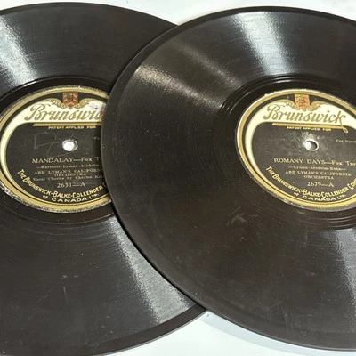 2 Disc Abe Lyman's A new kind of man / Romany Days / Sweet Little You / Mandalay - Image 1 of 4