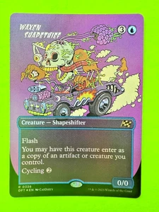 MTG - Aetherdrift - Waxen Shapethief - Rare Borderless - Foil - Picture 1 of 2