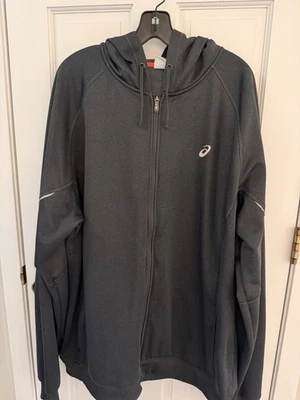 Chaqueta con capucha deportiva con cremallera Asics para hombre 3X alta Foto 1 de 4
