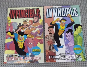 Invincible Vols 1 & 2: Family Matters Eight is Enough TPB Paperback Image Comics - Picture 1 of 7
