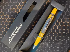 Lamborghini Ballpoint Pen Black Ink Unused Gift Idea - Picture 1 of 5
