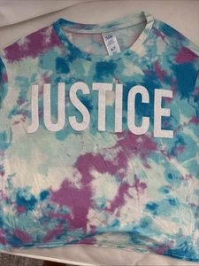 Justice Tie Dye Top Girls 6/7 - Picture 1 of 3