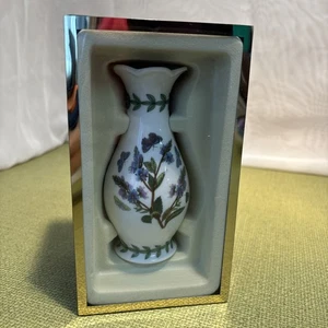 Portmeirion Botanic Garden Mini Gift Bud Vase. 13cm Tall Vase New In Box - Picture 1 of 12