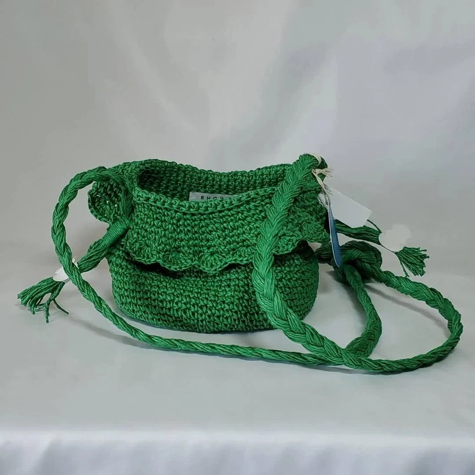 RHODE Crochet Bucket Bag x Target Dark Green