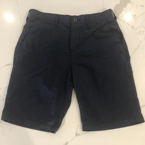 Hurley Nike Dri Fit Blue Gray Athletic Casual Chino Shorts Outdoors Hiking Sz 30 - Picture 1 of 9