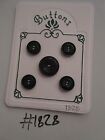 #1828 Lot of 5 Green Buttons