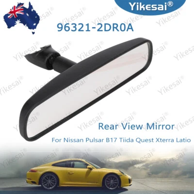 OE 96321-2DR0A Rear View Mirror For Nissan Pulsar B17 Tiida Quest Xterra Latio  - image 1 of 4