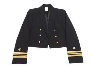 US Navy Academy Coat 12 P Women's Mess Dress Blue Formal Dinner Jacket Uniform - Picture 1 of 12