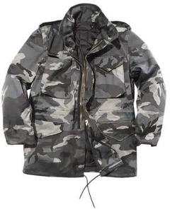 Chaqueta de campo US M65 chaqueta con forro camuflaje oscuro, estilo US, talla S-3XL -NUEVA- - Imagen 1 de 1
