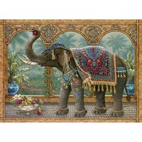 Artsailing Paint By Numbers Canvas For Adults Kids Beginner Kits Deer And Elephants Scene Diy Painting
