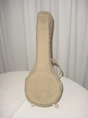 VINTAGE 1920's BANJOLELE CANVAS BAG CASE / 21" LONG - Image 1 of 2