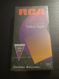 NEW / SEALED RCA T-120 6 Hours Hi-fi Stereo Blank Video VHS Tape - Picture 1 of 6