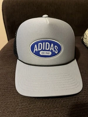 Adidas EST. 1949 Snapback Foam Trucker Hat Gray - Image 1 of 4