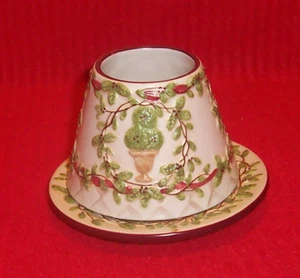 Yankee Candle Small Jar Topper & Plate Ivy - Picture 1 of 3
