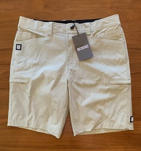 Freedom Industries Traverse Shorts Men’s XL Khaki NEW Cargo Stretch Hiking - Picture 1 of 16
