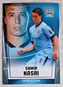 2015 Topps Premier Club Card 68 Samir Nasri Manchester City EPL - Picture 1 of 2