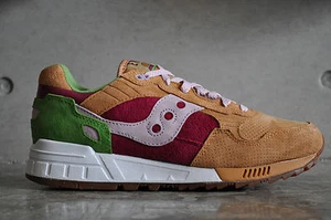 Saucony Shadow 5000 ""Burger"" x END - hellbraun/rot/grün - Bild 1 von 9