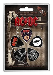 AC/DC Images 5 Plectrum Pack - Picture 1 of 1