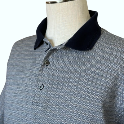 Ping Collection Polo Shirt - Size Large - 100% Mercerized Cotton - Color: Blue - Image 1 of 4