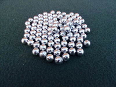 100 10.5mm approx round lead balls catapult slingshot ammo  - Image 1 of 3