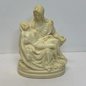 VTG G. Ruggeri Sculpture Statue Pieta Resin Figurine Mary Holding Jesus - Picture 1 of 10