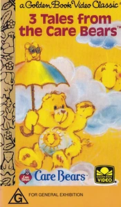 RARE Vintage 3 TALES FROM THE CARE BEARS (1992) Golden Book Classic - VIDEO VHS - Picture 1 of 7