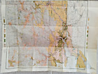 Antique 1904 Map Providence Rhode Island Warwick Warren Bristol 35X27 Inch #1118