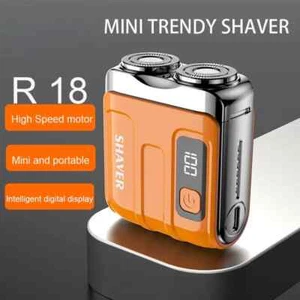 Electric Smart Shaver Household Car Shaver Digital Display Mini Dual Blade - Picture 1 of 12