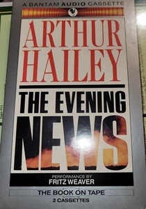 THE EVENING NEWS by: Authur Hailey (1990, Cassette, 180 minutes) Like NEW Condit - Picture 1 of 2
