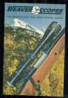 1966 Weaver Scopes 39 Page Illustrated Color Catalog Hunting Target Complete