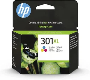 HP 301 XL CH564EE Tricolor Cartuccia HP 301 XL COLORE ORIGINALE NUOVA - Photo 1/8
