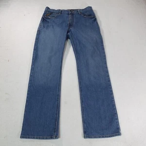 Ariat Jeans Mens 34 Blue M4 Pants Rebar Relaxed Boot Bootcut Western Work 34x34 - Picture 1 of 22