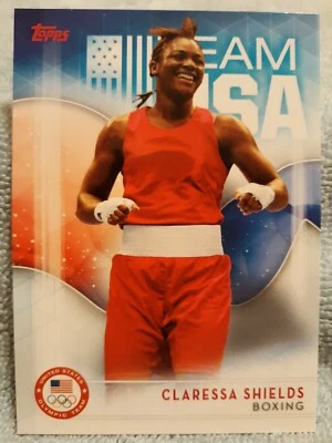 CLARESSA SHIELDS 2016 Topps US Olympic #2 ROOKIE BOXING MMA - Image 1 of 2