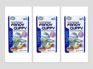 3 x Hikari Tropical Fancy Guppy Rich Protein 0.77 oz ./22g. - Picture 1 of 12